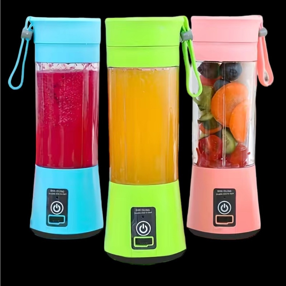 1pc Wireless Portable Blender, Six-leaf Blade USB Rechargeable Mini Juice Blende